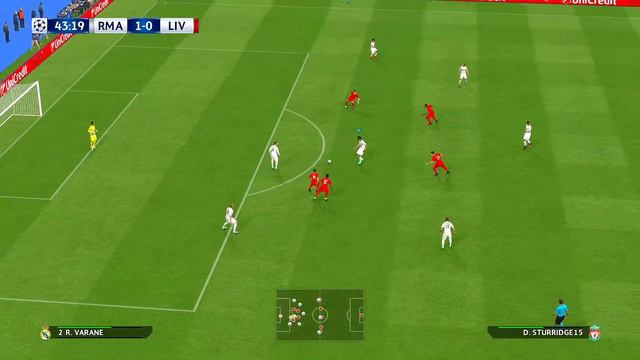 PES 2016 | PTE Patch 6 Realistic Gameplay | UEFA Champions League (Real Madrid v Liverpool) FHD60Fp смотреть онлайн