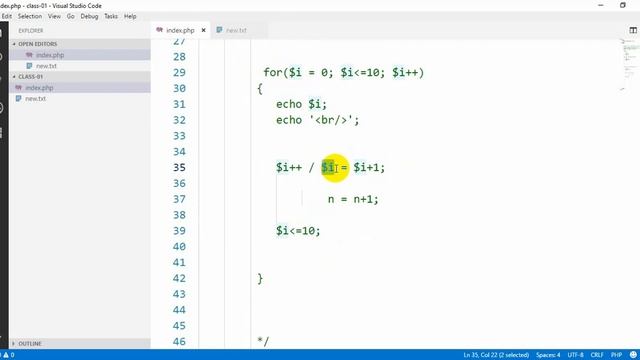 Raw PHP Course for Beginners In Bangla ( PHP For Loop Increment and Decrements part-19) смотреть онлайн