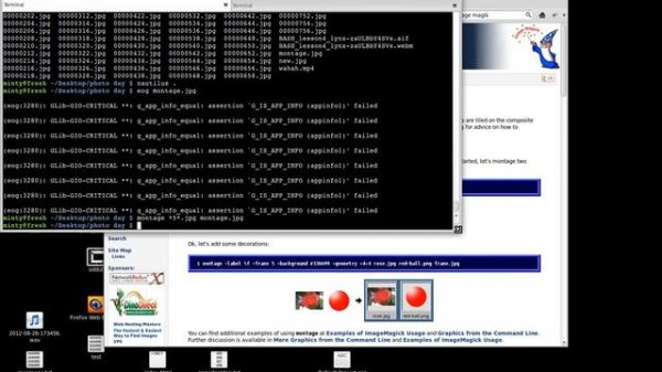 montage using Image magic