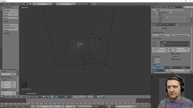How to make a powder blast simulation in blender PART 1 exploding particles and smoke смотреть онлайн