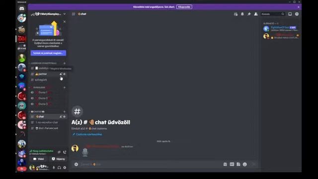Discord szerver fejlesztés 1 órás challange | Matyi VS Matyi смотреть онлайн