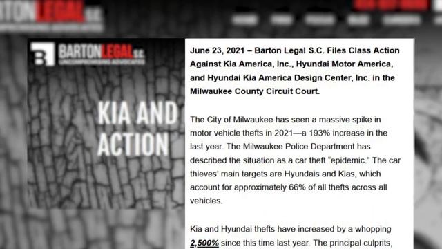 Class action lawsuits against Hyundai, Kia following surge in thefts смотреть онлайн
