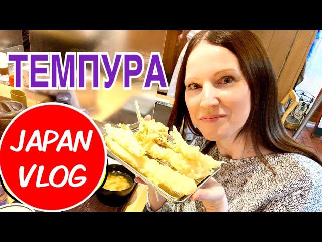 Japan Vlog. Самые вкусные темпура в Японии. Японские рестораны в центре Кобе. смотреть онлайн