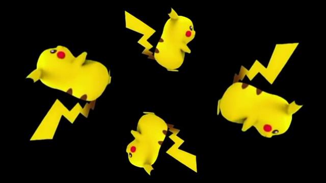 Pikachu Song, Holographic Animation For Use With HoloQuad Pyramid Hologram MMD