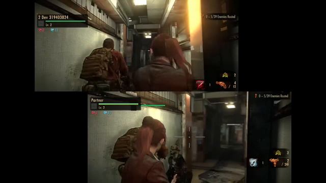 Resident Evil Revelations 2: Split Screen Co-op Raid Mode Gameplay смотреть онлайн