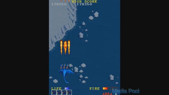 Dragon Spirit (Arcade) Playthrough longplay retro video game смотреть онлайн