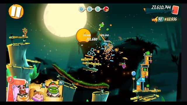 Angry Birds 2 - Daily Challenge Today Blue's Brawl! (4-4-5 Rooms) смотреть онлайн