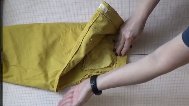 Как переснять выкройку с любимых брюк. Легкий способ.