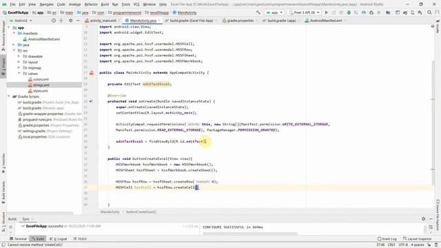 How to create an Excel file from your Android App? смотреть онлайн