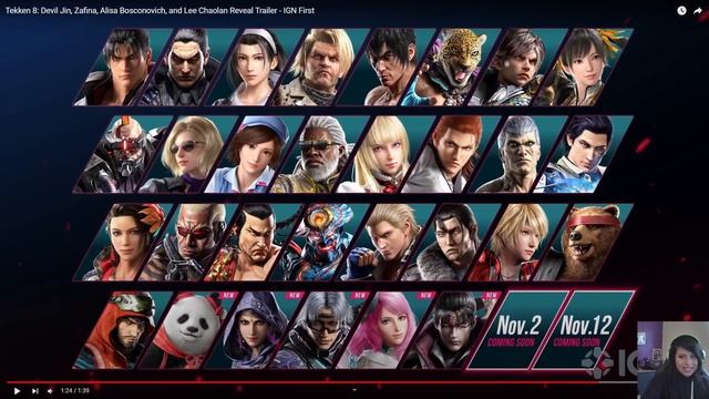 TEKKEN 8 | New Character Announcements Reaction! Zafina, DJ, Lee & Alisa!! смотреть онлайн