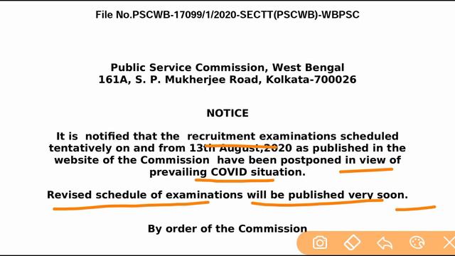 WBPSC এর সব পরীক্ষা অনির্দিষ্টকালের জন্য স্থগিত II WBPSC ALL EXAM POSTPONED II WBPSC LATEST UPDATE смотреть онлайн