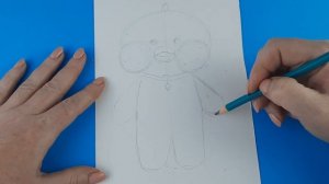 Как сделать уточку Лалафанфан / Уточка Лалафанфан из бумаги / Как нарисовать уточку лалафанфан