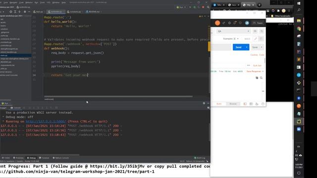 Hack&Roll 2021 Workshop: Intro to Telegram Bots смотреть онлайн