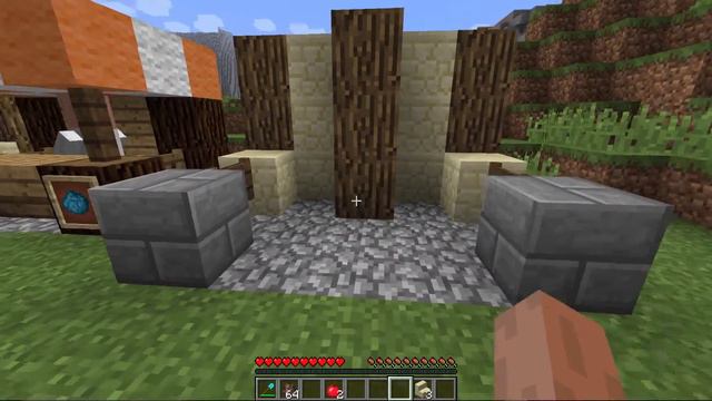 How to Minecraft - How to build a Village Market Place - Minecraft 1.9.4 [Minecraft build tutorial] смотреть онлайн