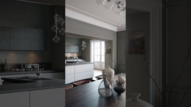 Какой интерьер вам больше понравился? #дизайнкухни #дизайнпроект #заказатькухню #рими #дизайнмосква смотреть онлайн