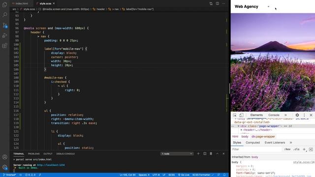 Front-end Project: Creating an off-screen navigation menu смотреть онлайн