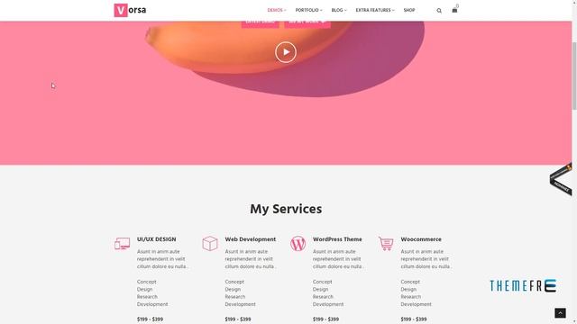 Vorsa - Portfolio and Agency WordPress Theme Nevil Roosevelt смотреть онлайн