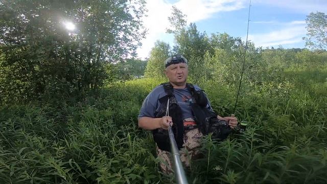 Хариус. Летом на речке. Рыбалка в Ленинградской области. Июнь 2020. смотреть онлайн