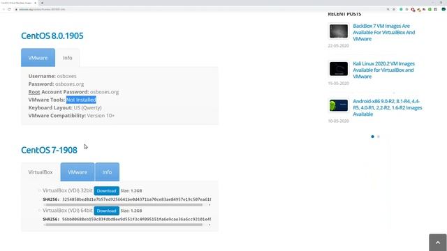 How to use osboxes ready-made images to install ubuntu or centos or parrot os part 1 смотреть онлайн