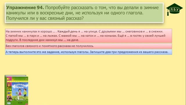 Упражнение 94. Русский язык, 3 класс, 2 часть, страница 53 смотреть онлайн