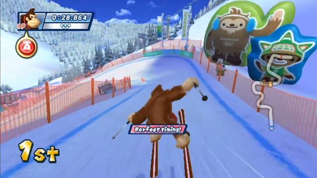 World of Playthroughs: Mario & Sonic at the Olympic Winter Games (Balloon Attack) смотреть онлайн