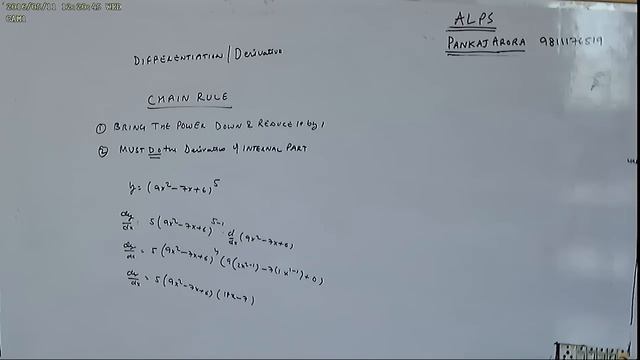 CLASS 12TH PART 2 DIFFERENTIATON OR DERIVATIVE смотреть онлайн