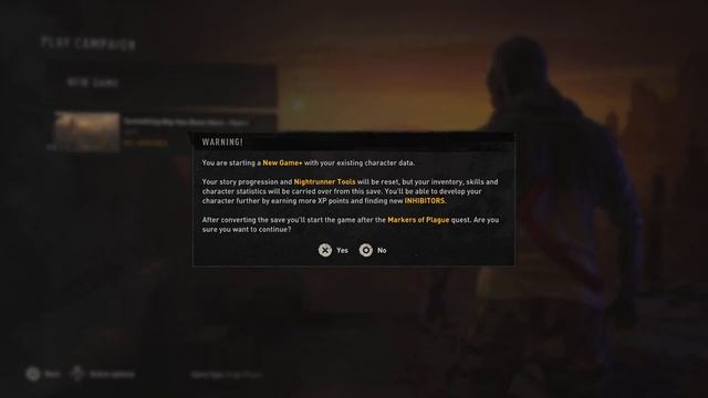 Dying Light 2?How To Start New Game Plus - IT WILL OVERRIDE OLD SAVE