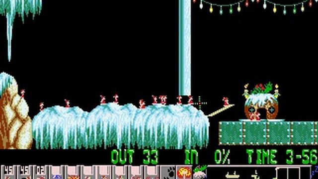 Holiday Lemmings 1994 level 15 смотреть онлайн