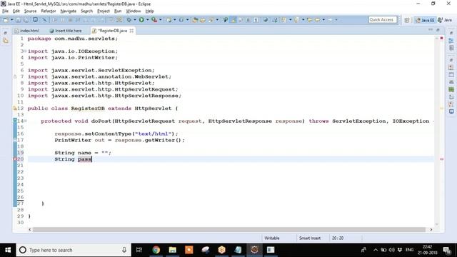 [ Servlet - Session 2 ] RequestDispatcher, Servlet With MySQL By Madhu Vundavalli смотреть онлайн