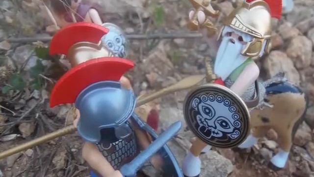 THE GREECE WARRIORS VS CENTAUR. Playmobil Custom. смотреть онлайн