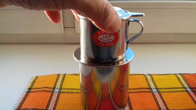 Тест фильтра для кофе (вьетнамский горшок). смотреть онлайн