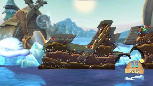 Worms Battlegrounds | Drop Bomb FEX XMap смотреть онлайн