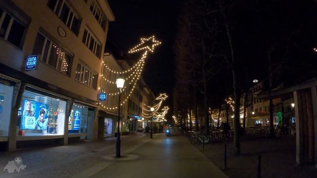 Winterthur ✨ Christmas Lights 2021 Ep#2 • Walking Tour Switzerland 🇨🇭 [4K]