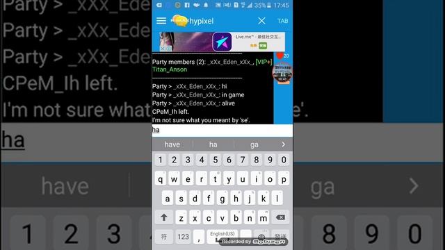 Using minechat to talk in hypixel смотреть онлайн