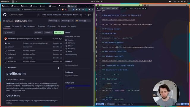 A coffee with quarto and neovim -- part 7 смотреть онлайн