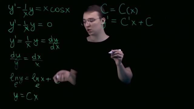 Линейные дифференциальные уравнения 1-го порядка (дополнительный пример)| poporyadku.school смотреть онлайн