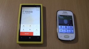Incoming call&Outgoing call at the Same Time Samsung Galaxy Pocket Neo+Nokia Lumia 920