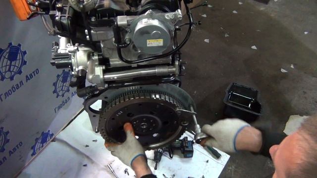 Разукомплектация нового двигателя D4CB Euro V смотреть онлайн