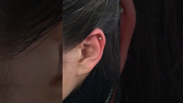 Пірсинг хряща вуха смотреть онлайн