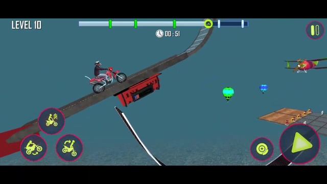 Bike Stunt Race 3D - Bike Race Game Gameplay part 2 | New Character смотреть онлайн