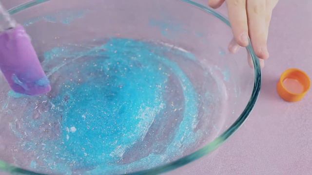Как Сделать Слайм из СИНЕГО Клея Элмерс в домашних условиях 2 часть смотреть онлайн