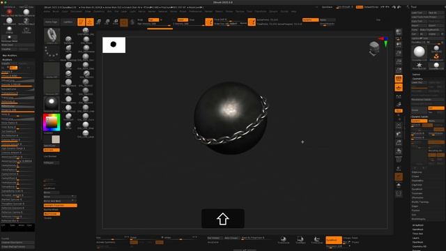 Chain Brush - zBrush Tutorial смотреть онлайн