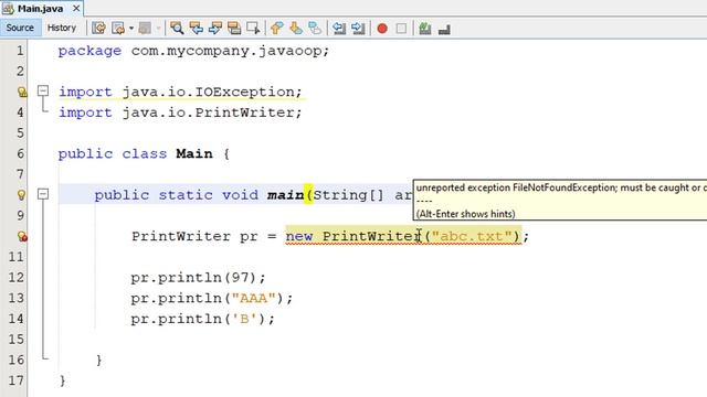 #074 [JAVA] - File Handling (PrintWriter class "Constructors & Methods") смотреть онлайн