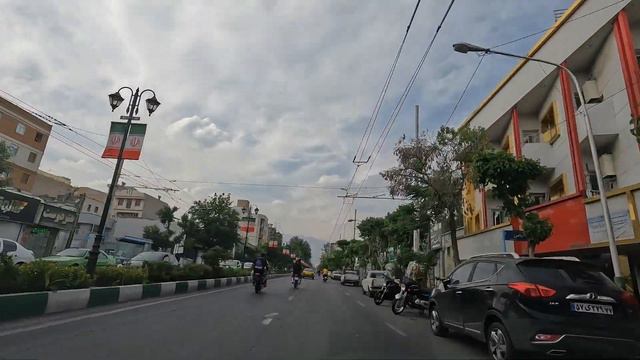 Driving In Iran 4K - Great Tehran Tour On Holiday - Exploring Tehran
