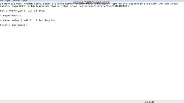 Roblox Studio NoCol Gun Yapımı (Türkçe) смотреть онлайн