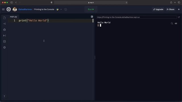Python for Everyone: Lecture 1 - Printing to Console (Print Function) смотреть онлайн