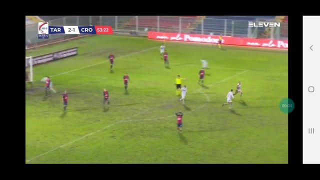 Taranto vs Crotone 2-2 смотреть онлайн