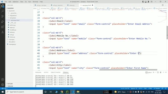 Razorpay Payment Integration in Django Project Part-1 || Python World || Django смотреть онлайн