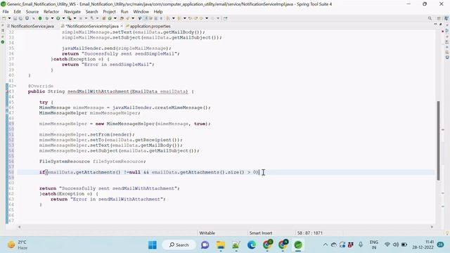 PART 5 - Programming with Java & Spring boot - Email Notification Utility - Java Springboot MySQL смотреть онлайн