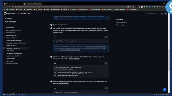 How to Create a New GPG Key on Github (2023)